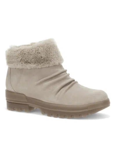 Baretraps Women's Nuri Cold Weather Booties In Taupe Ice Suede
