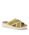 Baretraps Women's Origins Dolinda Slide Slip-on Sandals In Kelp Suede