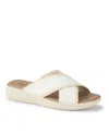 Baretraps Women's Origins Dolinda Slide Slip-on Sandals In Off White Leather