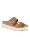Baretraps Women's Origins Haliah Slide Slip-on Sandals In Tan Leather