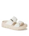 Baretraps Women's Origins Haliah Slide Slip-on Sandals In White Leather