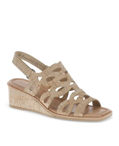 Baretraps Women's Pearl Wedge Sandals In Natural Cork