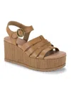 Baretraps Women's Savannah Wedge Sandals In Caramel