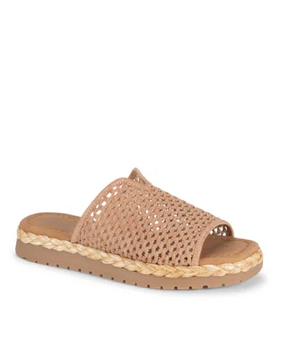 BARETRAPS WOMEN'S TASMINE SLIDE ON FLAT SANDALS
