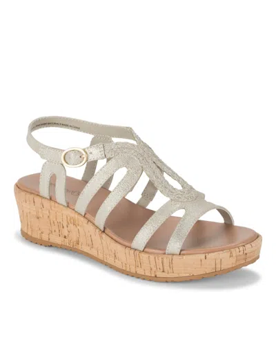 Baretraps Women's Wilma Wedge Sandals In Champagne