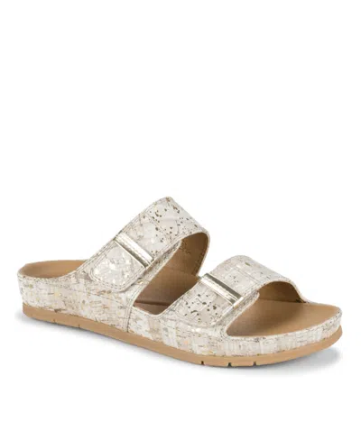 Baretraps Women's Wisteria Slide Slip On Sandals In Cream