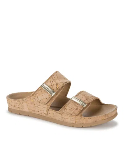 Baretraps Women's Wisteria Slide Slip On Sandals In Natural