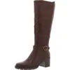 Baretraps Womens Block Heel Manmade Knee-high Boots In Multi