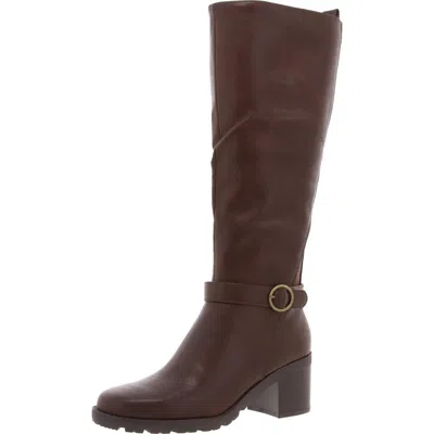 Baretraps Womens Block Heel Manmade Knee-high Boots In Multi