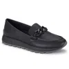 Baretraps Womens Chain Manmade Loafers In Black