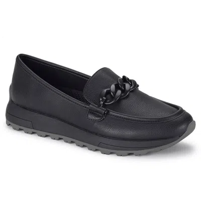 Baretraps Womens Chain Manmade Loafers In Black