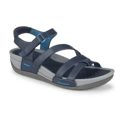 Baretraps Womens Dannea Wedge Sandals In Blue