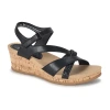Baretraps Womens Farah Wedge Sandals In Black