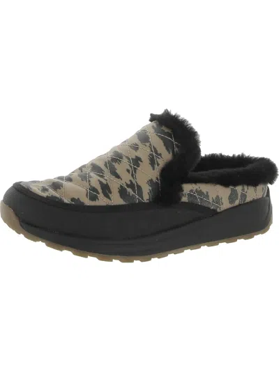 Baretraps Womens Faux Fur Lining Laceless Casual And Fashion Sneakers In Multi