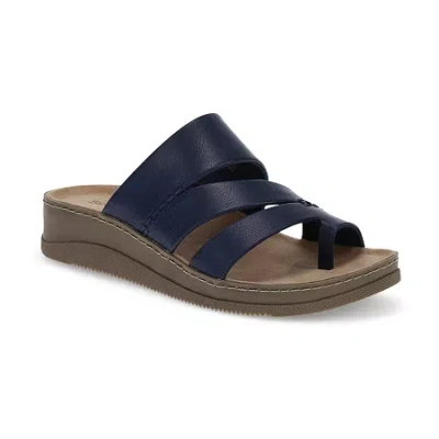 Baretraps Womens Fresha Slide Sandals In Blue