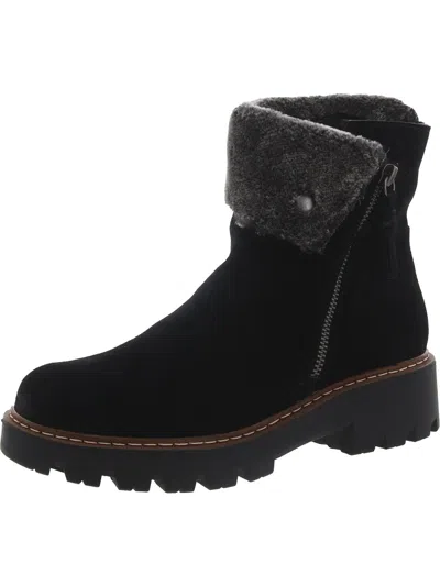 Baretraps Womens Man Made Block Heel Mid-calf Boots In Black