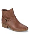 Baretraps Womens Recycled Leather Block Heel Booties In Multi
