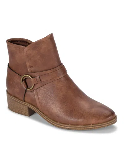 Baretraps Womens Recycled Leather Block Heel Booties In Multi