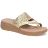 Baretraps Womens Toe Loop Manmade Flatform Sandals In Multi