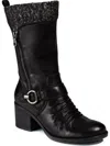 Baretraps Wylla Womens Casual Round Toe Mid-calf Boots In Black