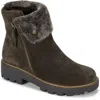 Baretraps Wyoming Water Resistant Faux Fur Boot In Green