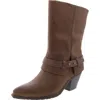 Shop Baretraps Yamura Womens Zipper Faux Leather Mid-calf Boots