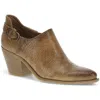 Baretraps Yanah Womens Block Heel Embossed Booties In Multi