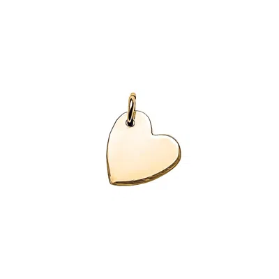 Bargainbazaar Sideways Heart Gold Charm