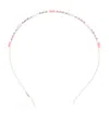 Bari Lynn Crystal-embellished Daisy Headband