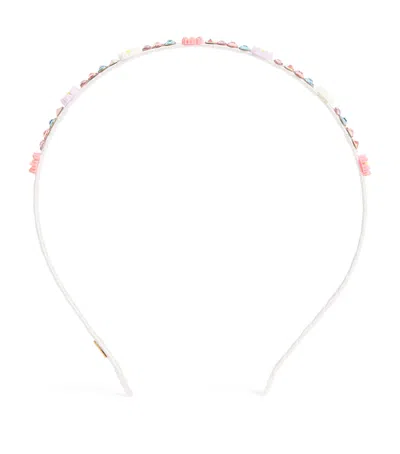 Bari Lynn Kids' Crystal-embellished Daisy Headband In Multi
