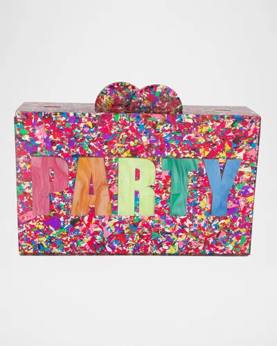 Bari Lynn Kids' Girl's Confetti Clutch In Multi