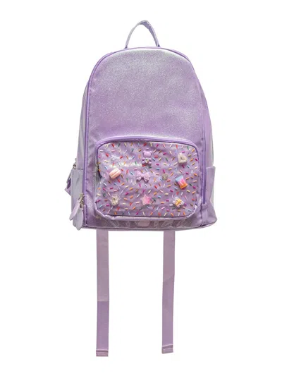 Bari Lynn Girl's Confetti Sprinkles Mini Backpack In Purple