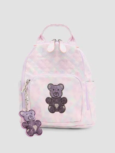Bari Lynn Girl's Crystal Gummy Bear Patch Mini Backpack
