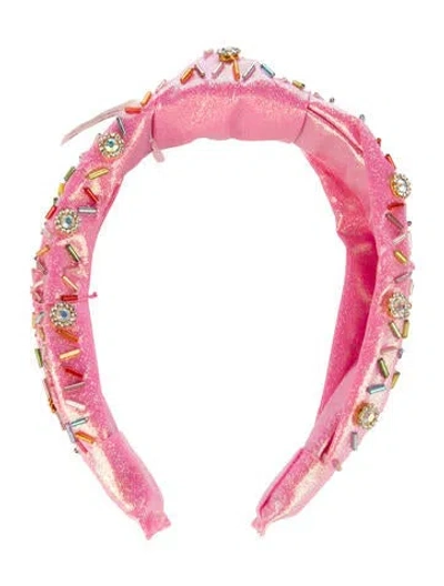 Pre-owned Bari Lynn Pink Headband