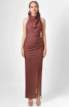 Bariano Allie High Neck Cowl Maxi