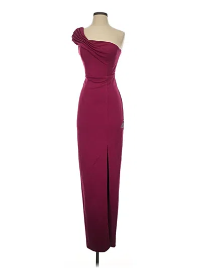 Pre-owned Bariano Cocktail Dress In Burgundy