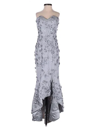 Pre-owned Bariano Cocktail Dress In Gray