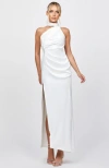 Bariano Eisa Halter Gown In Gray