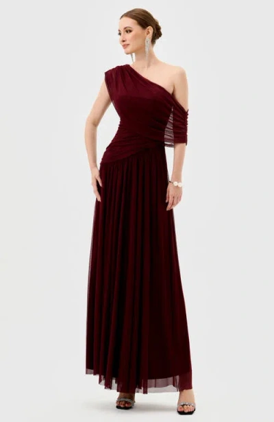 Bariano Macie Draped Maxi In Brown