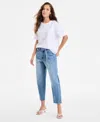 Bariii Bar Iii Women's High-rise Barrel-leg Jeans, Exclusively At Macy's
