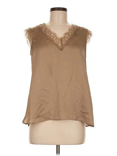 Pre-owned Bariloche Sleeveless Blouse In Tan