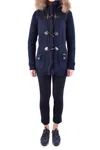 Bark Women's Blue Other Materials Outerwear Jacket In Blue