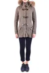 Bark Women's Beige Other Materials Outerwear Jacket In Gray