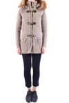 Bark Women's Beige Other Materials Outerwear Jacket In Sand