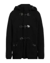 Bark Man Coat Black Size Xl Wool, Polyamide