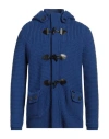 Bark Man Coat Blue Size Xxl Wool, Polyamide