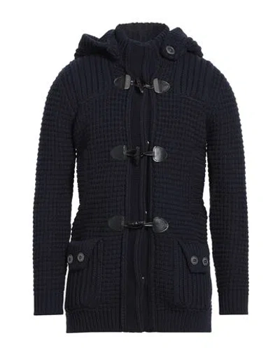 BARK BARK MAN COAT MIDNIGHT BLUE SIZE XL WOOL, POLYAMIDE