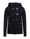 Bark Man Coat Navy Size Xxl Wool, Polyamide In Blue