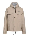 Bark Man Jacket Beige Size Xl Cotton, Polyamide, Polyurethane