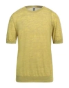Bark Man Sweater Marigold Size 44 Linen, Polyester In Yellow